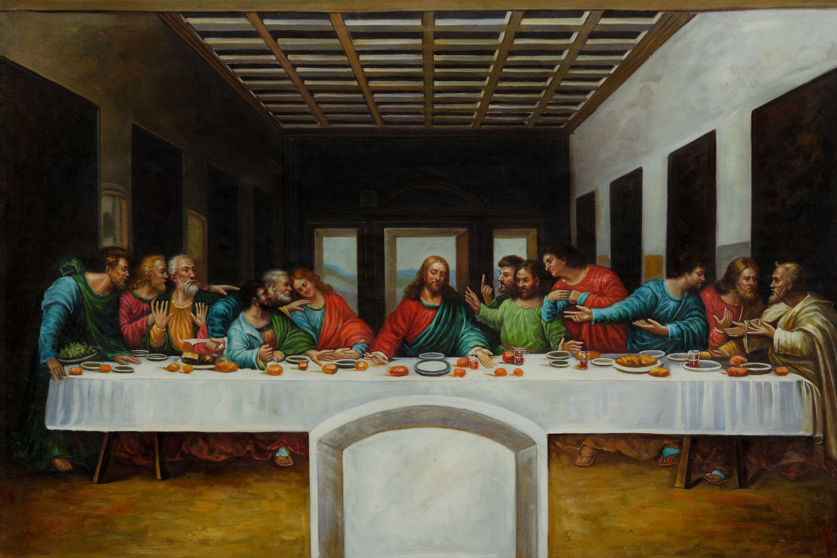 The last supper painting